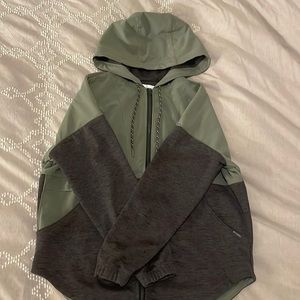 Color Block Columbia Zip Up Hoodie